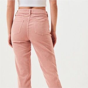 PacSun Dusty Rose Corduroy Mom Jean Pants Women’s Size 24